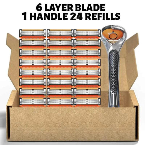 24-Piece Men's RazorBlade Set with FreeHandle