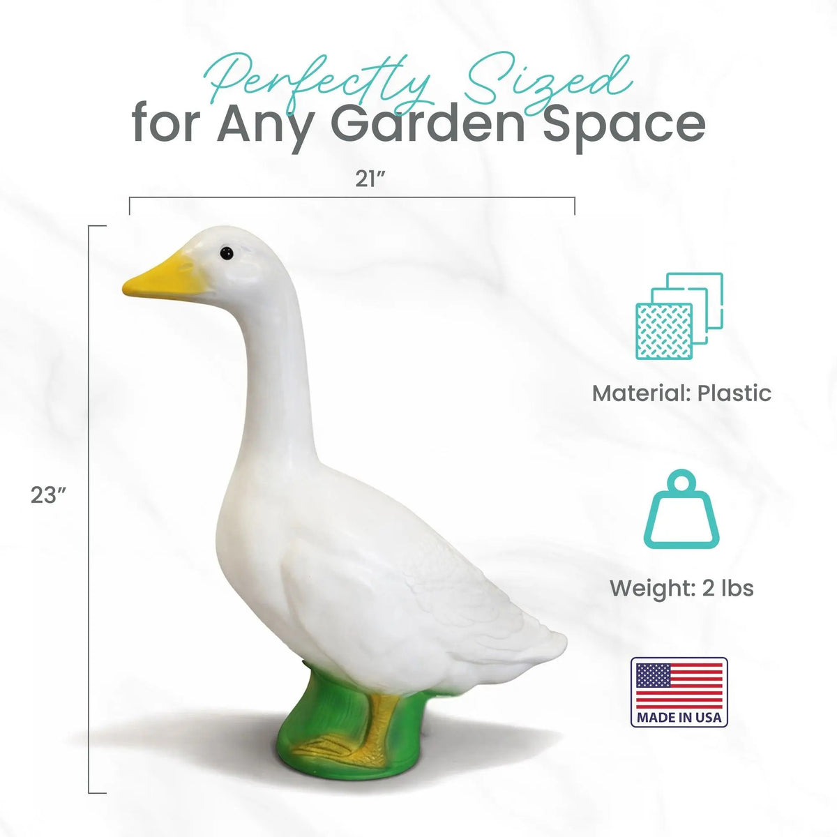 Union Products Wild Goose Outdoor Lawn and Garden Statue, 23" Tall Figurine