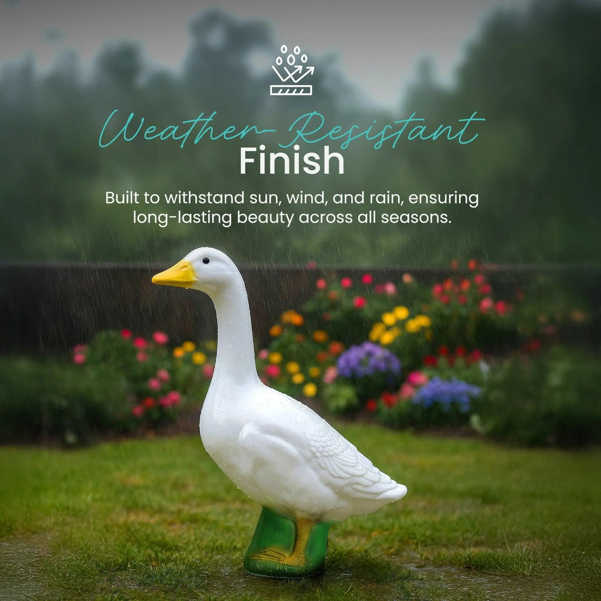 Union Products Wild Goose Outdoor Lawn and Garden Statue, 23" Tall Figurine