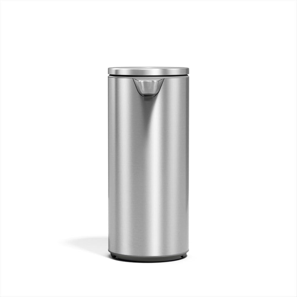 Liquid Sensor Pump, 9 oz Automatic Soap Dispenser for Kitchen and Bathroom, Touchless Motion Sensor, Variable Dispense, Rechargeable, No-Drip Spout, High-Grade Brushed Stainless Steel