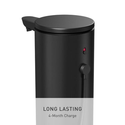 Liquid Sensor Pump, 9 oz Automatic Soap Dispenser for Kitchen and Bathroom, Touchless Motion Sensor, Variable Dispense, Rechargeable, No-Drip Spout, High-Grade Brushed Stainless Steel